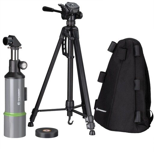 Telescópio astronômico portátil e potente 80/400 com tripé e mochila.