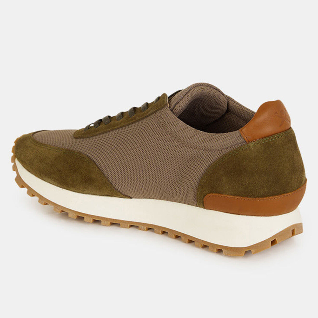 Hackett London Baskets Running kaki/marron