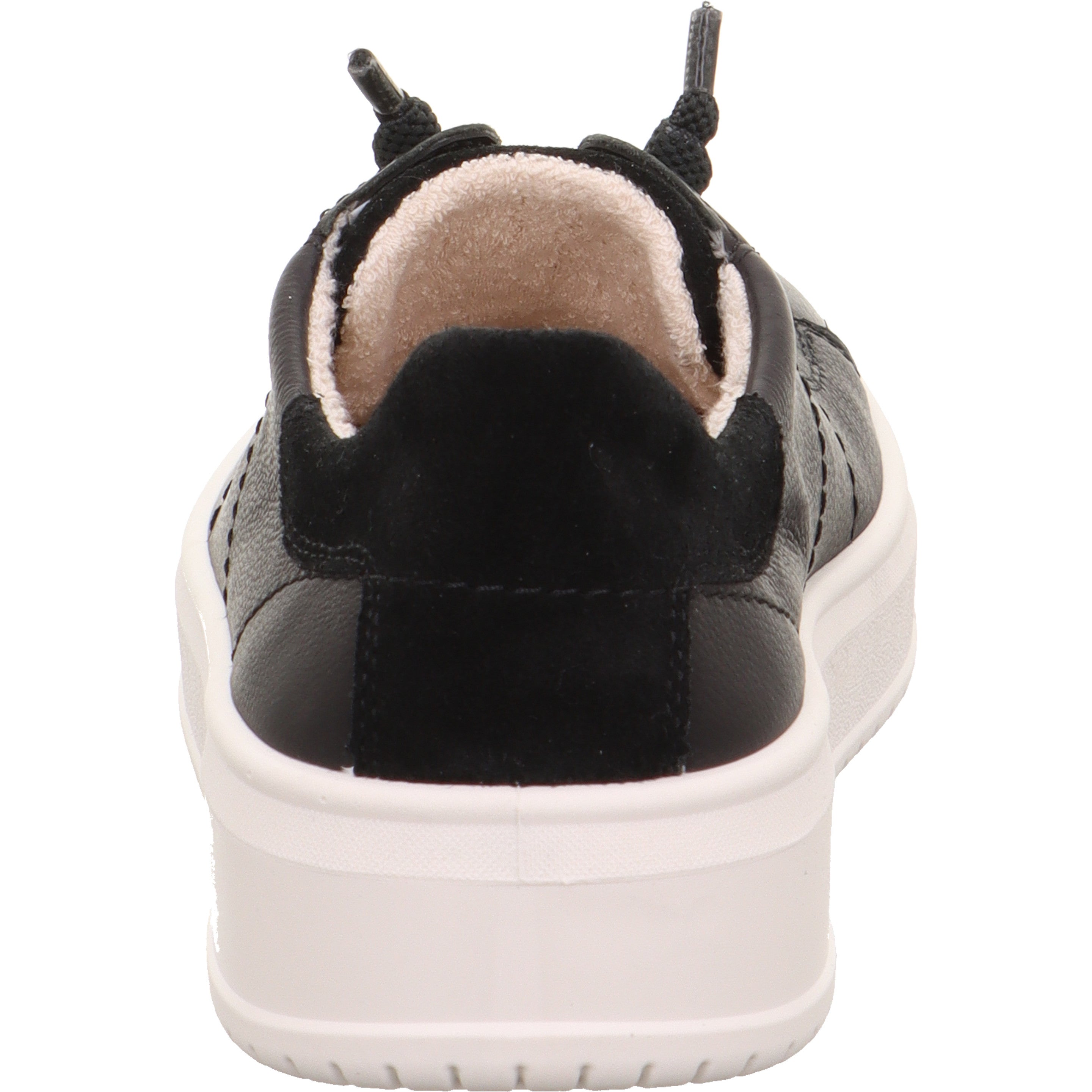 legero REJOISE Damen  Sneaker low mit Reißverschluss - Farbe: Schwarz - Größe: 8