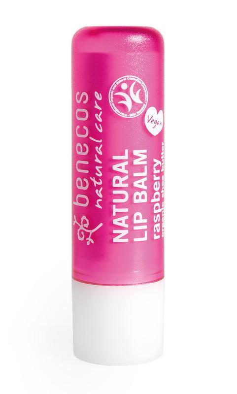 Benecos Lipbalm raspberry bio vegan 1 Stuk