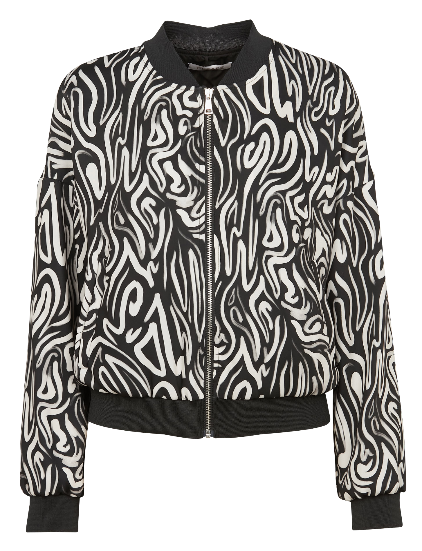 Blouson à motif | Noir