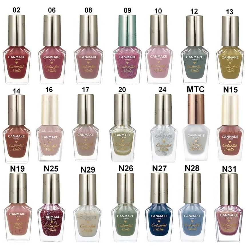 Canmake - Kleurrijke nagellak