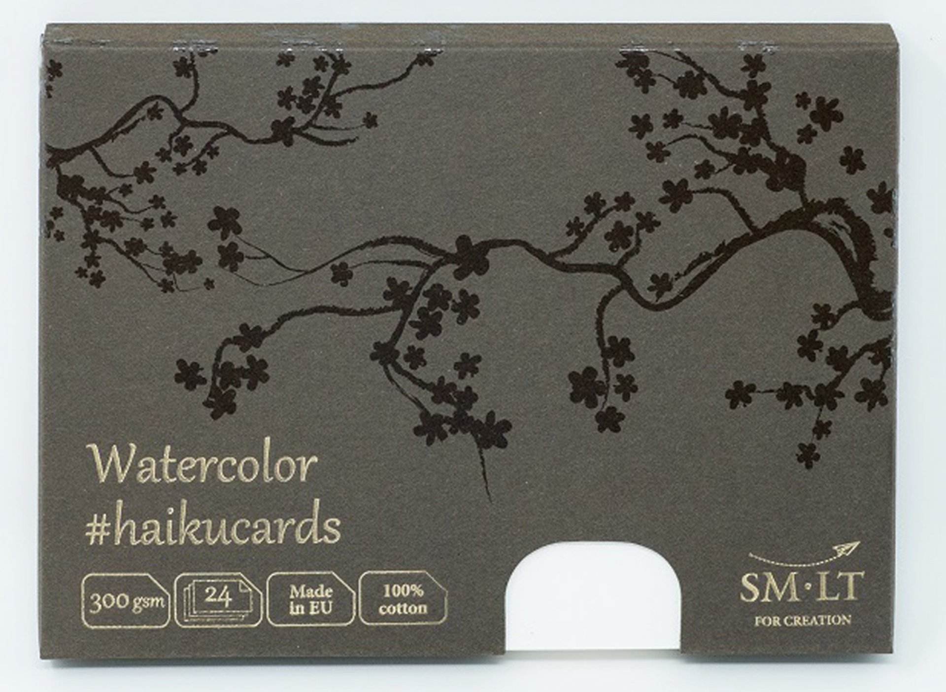 Aquarellkarten Haikucards weiß, 300 g/m², Set