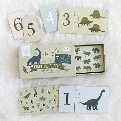 A little lovely company telpuzzel - dinosaurussen - 10x2st