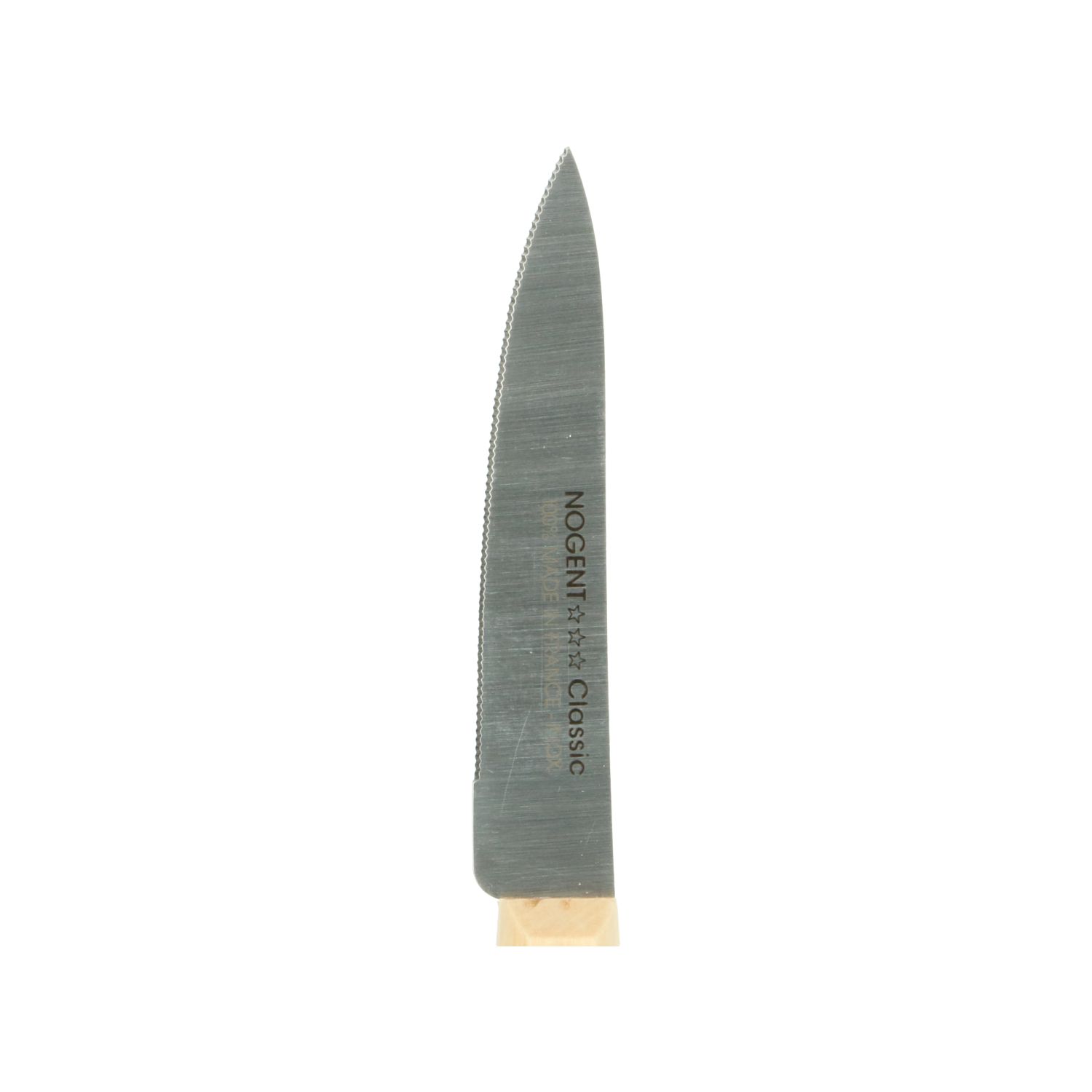 Kartelmesje fijn, Nogent, beukenhout handvat, 19 cm