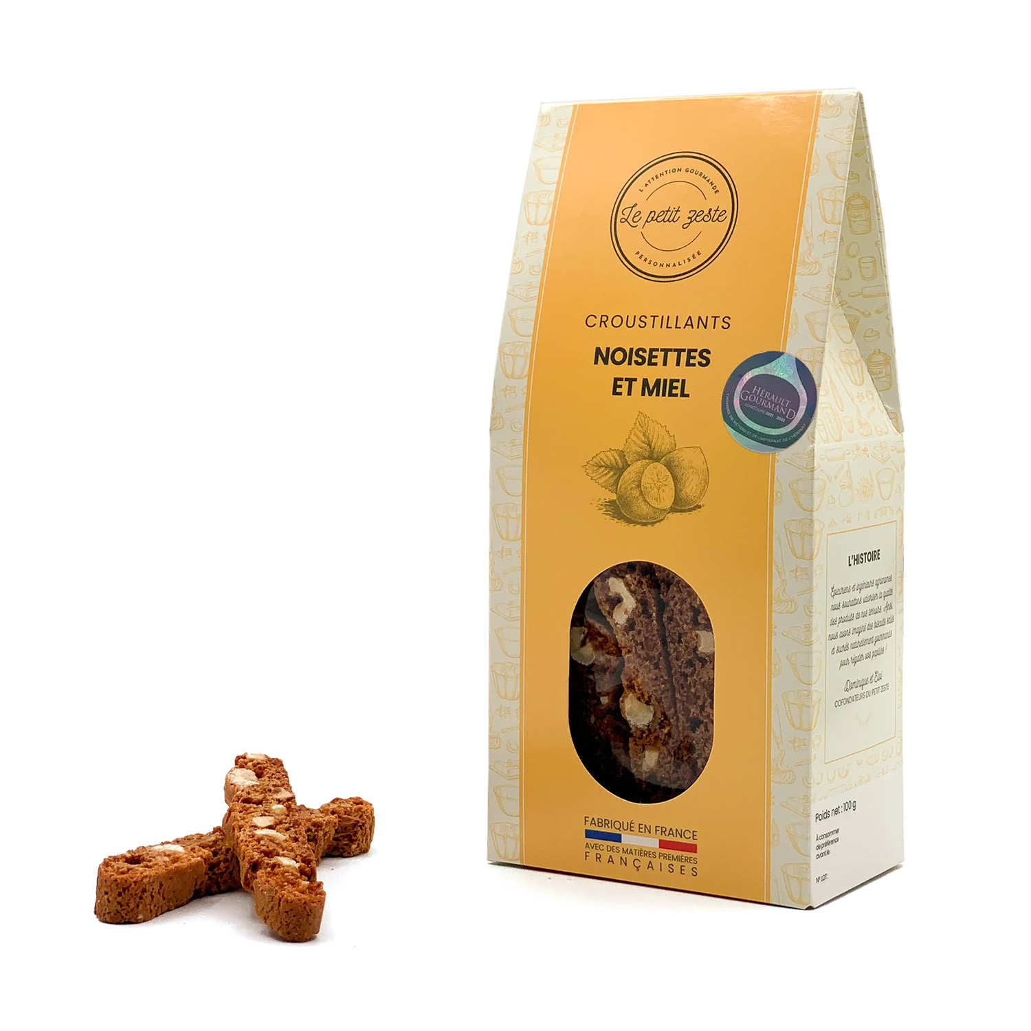 Croustillants noisette et miel
