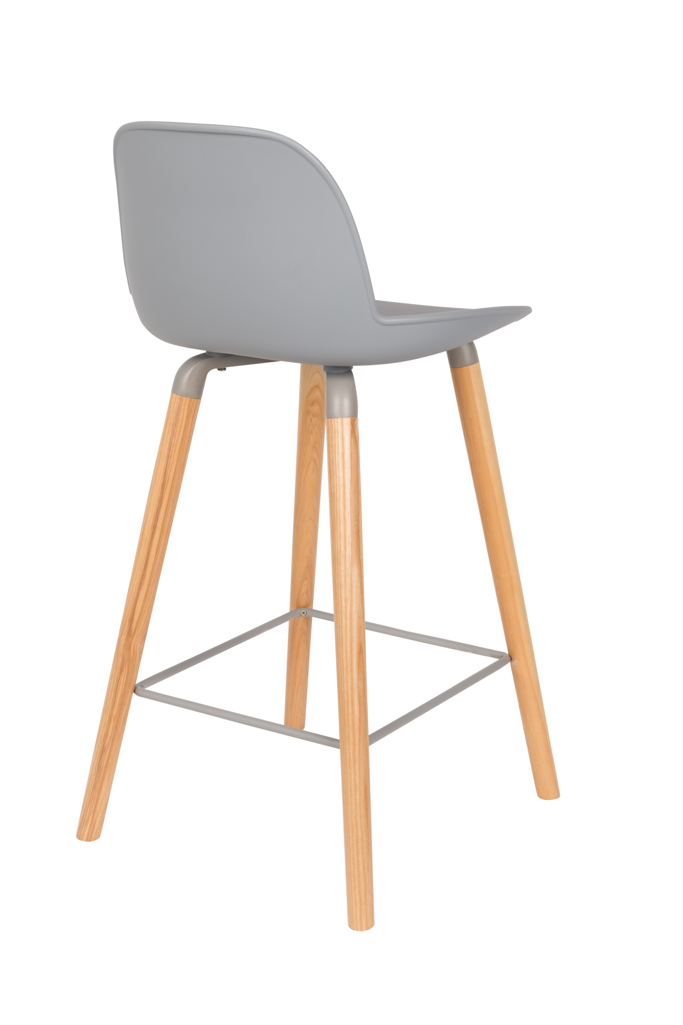 Barkruk Albert Kuip (zithoogte 65 cm) grijs - set van 2