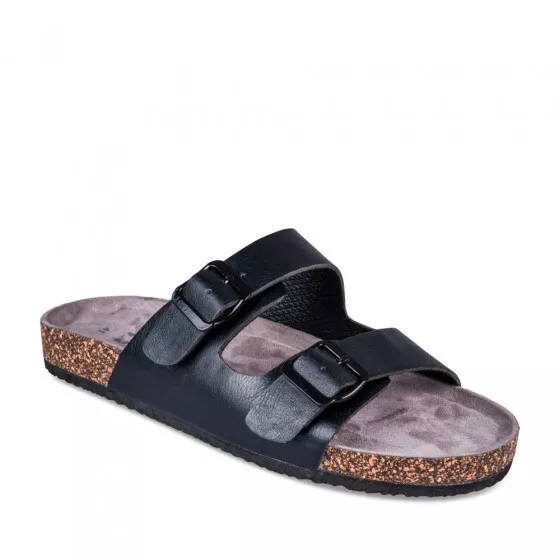 Mules NOIR DENIM SIDE