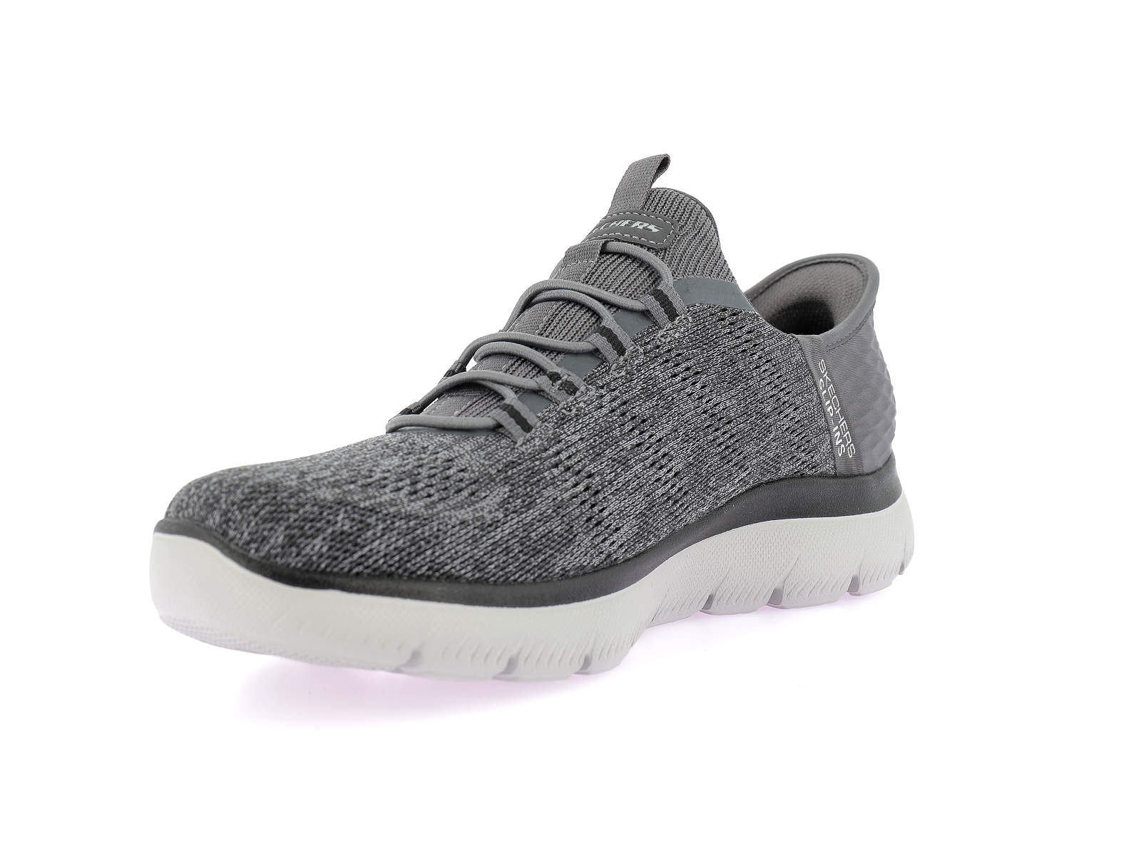 Skechers-SUMMITS KEY PACE Matières combinées Gris Foncé