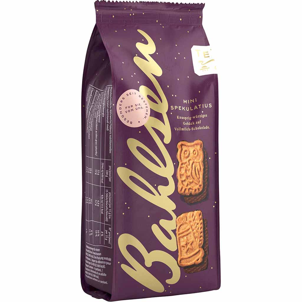 Bahlsen Mini Spekulatius Vollmilchschokolade 200g MHD:1.3.25