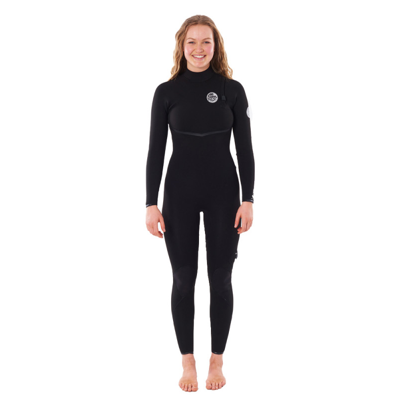 COMBINAISON FEMME RIP CURL EBOMB 3/2 FREEZIP NOIR