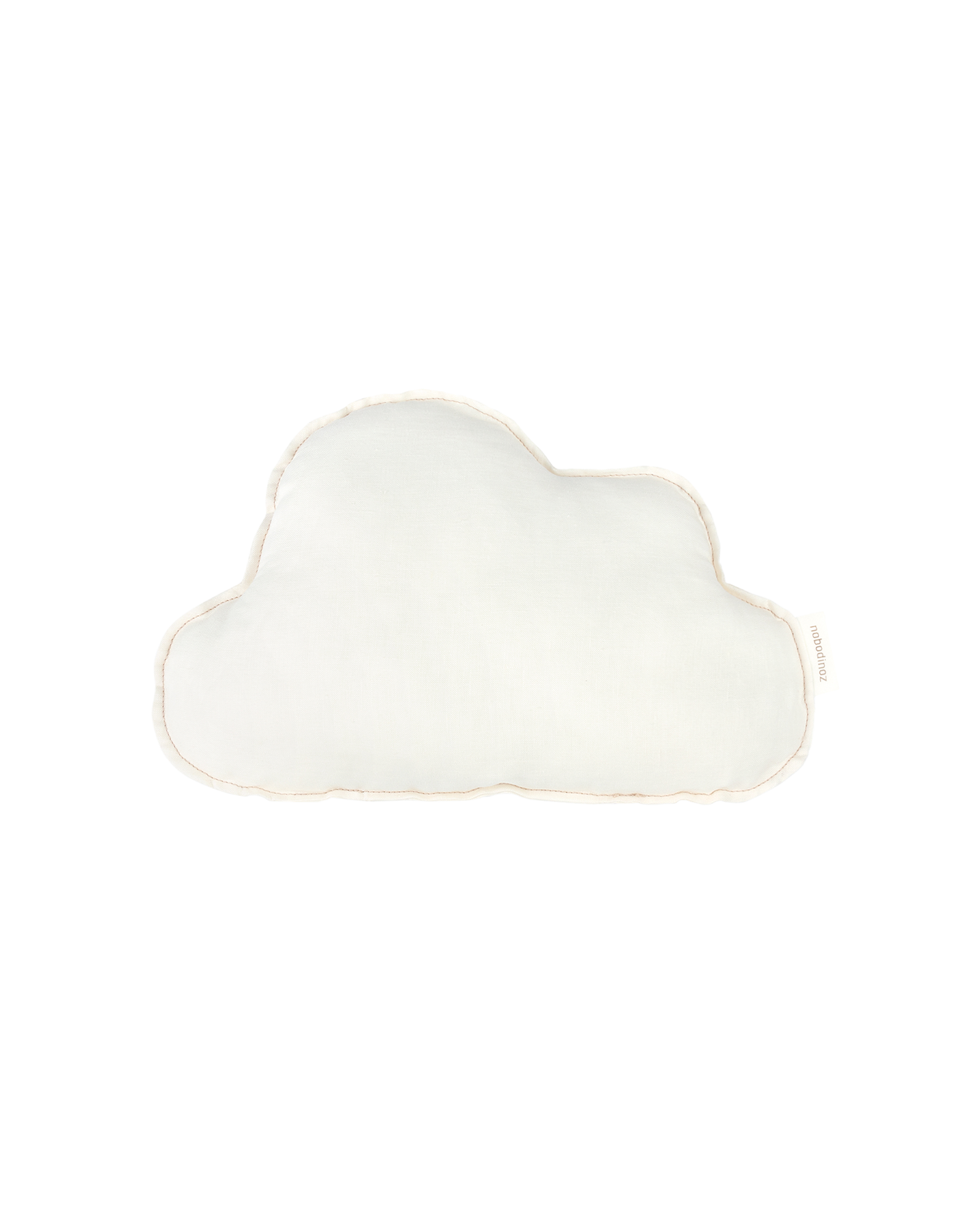 Coussin nuage l1n0 en lin français lavé | Blanc
