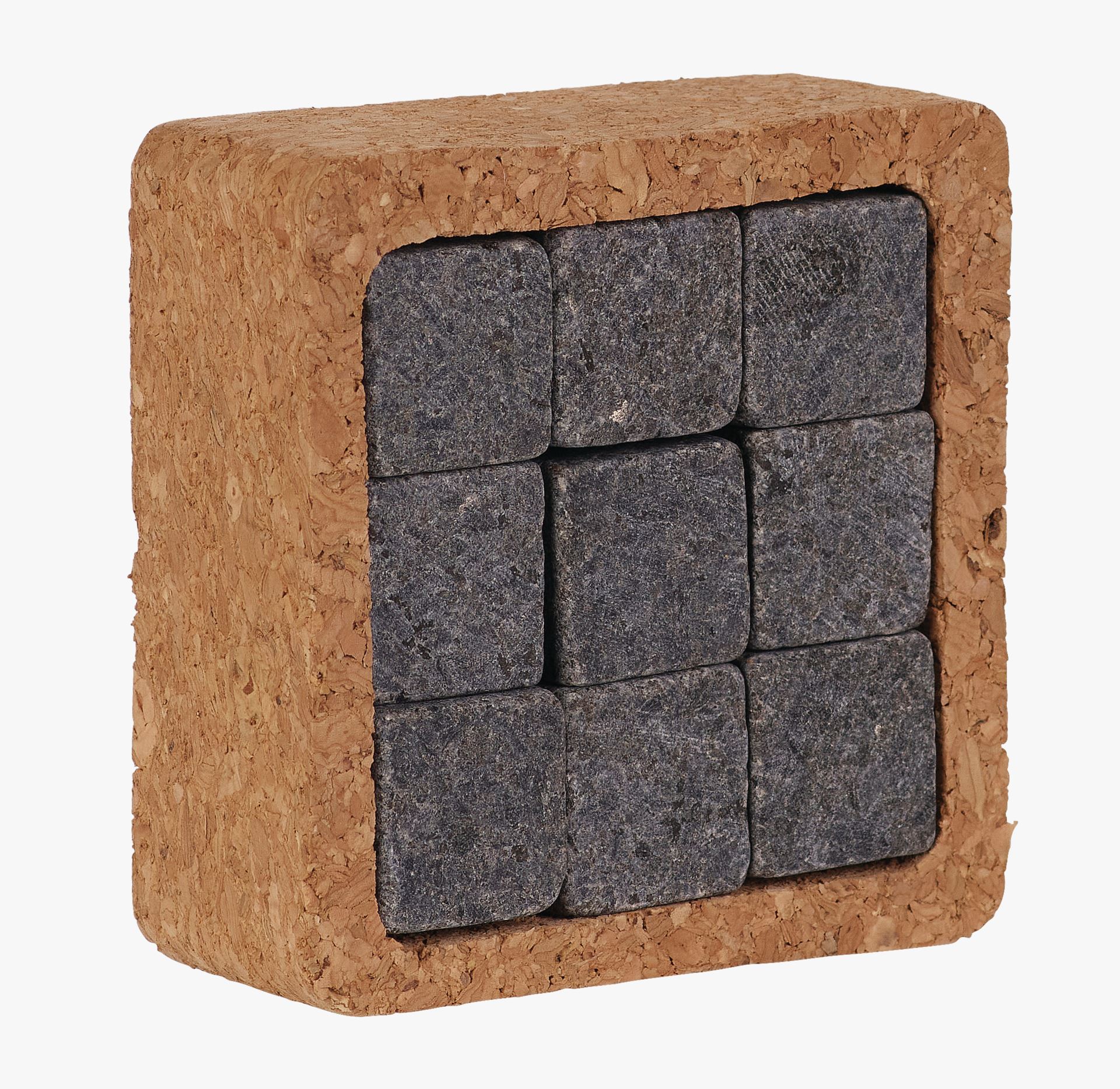 Isbiter grå - 7,8x7,8x2,9 cm