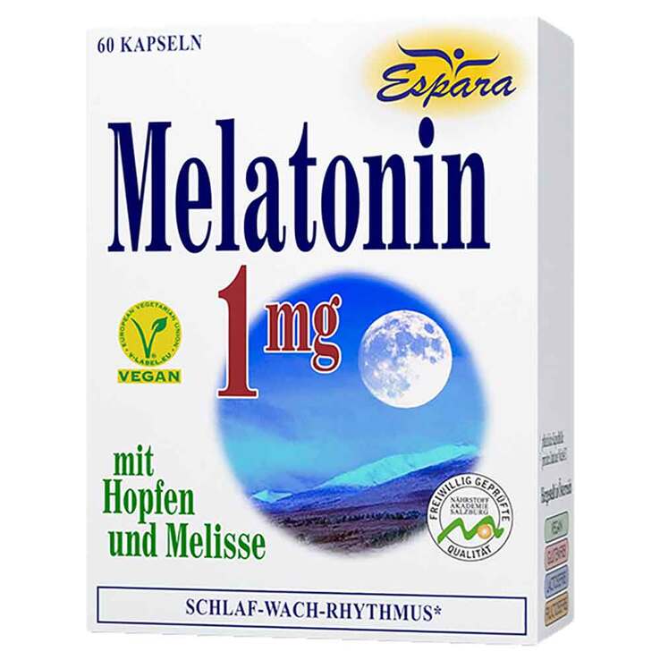 Melatonin 1 mg Kapseln, 60 St