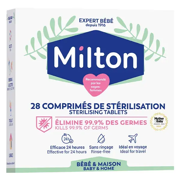 Comprimidos esterilizantes Milton X28