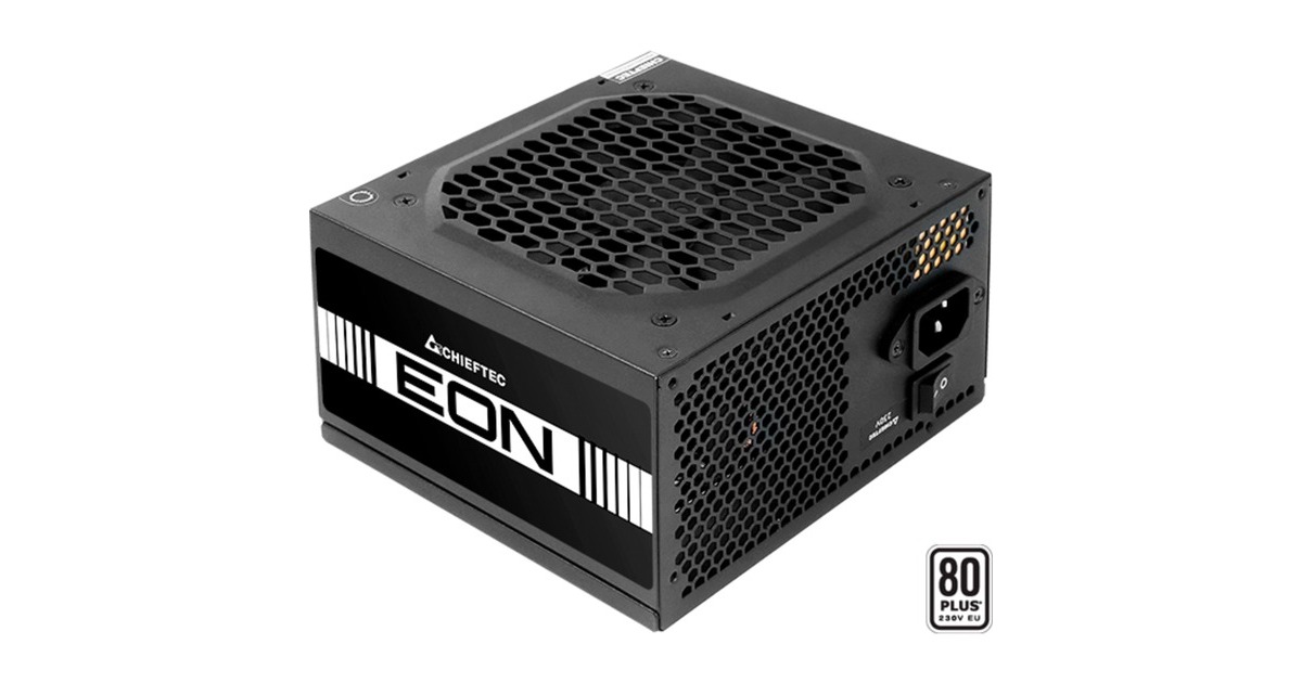 ChieftecEON ZPU-400S, 400 watt voeding   (Zwart, 1x PCIe)