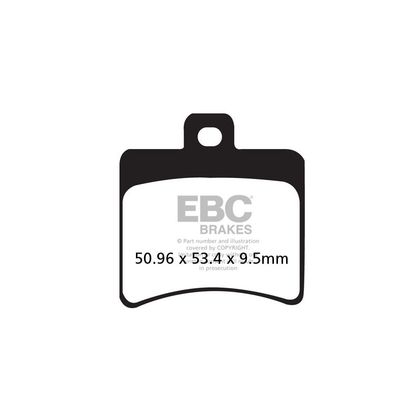 Plaquettes de freins EBC Organique arrière