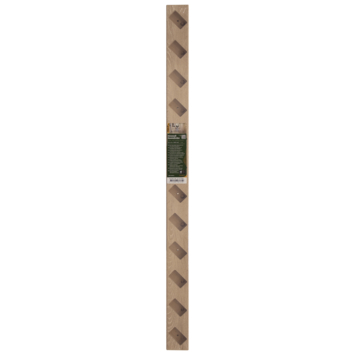 Roomdivider profiel schuin 45° natuur eiken 2 stuks