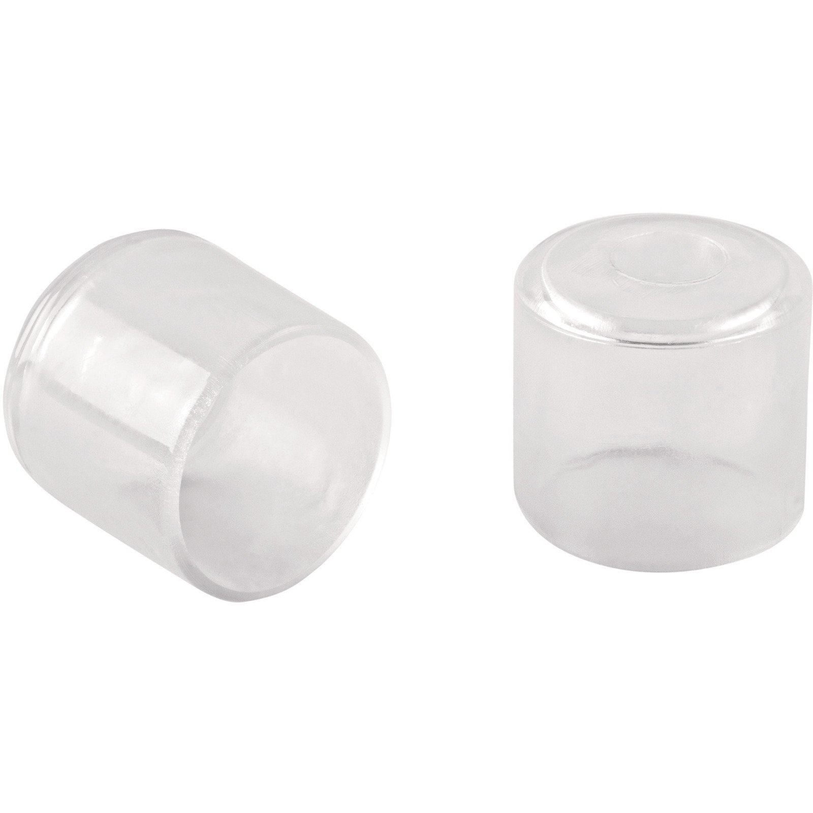Rohrkappen, Ø1.8 cm, 4 Stück, transparent
