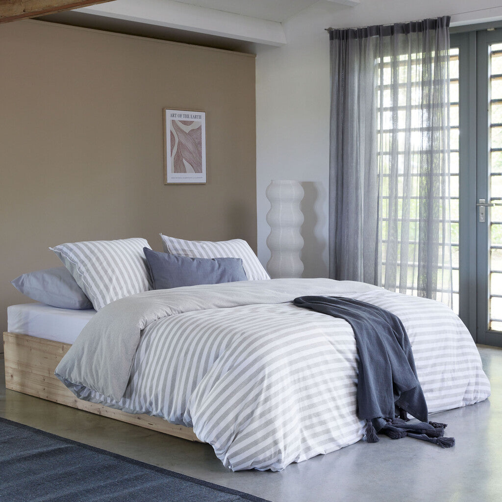 Walra - Dekbedovertrek Soft & Cozy - 200x220 - Grijs