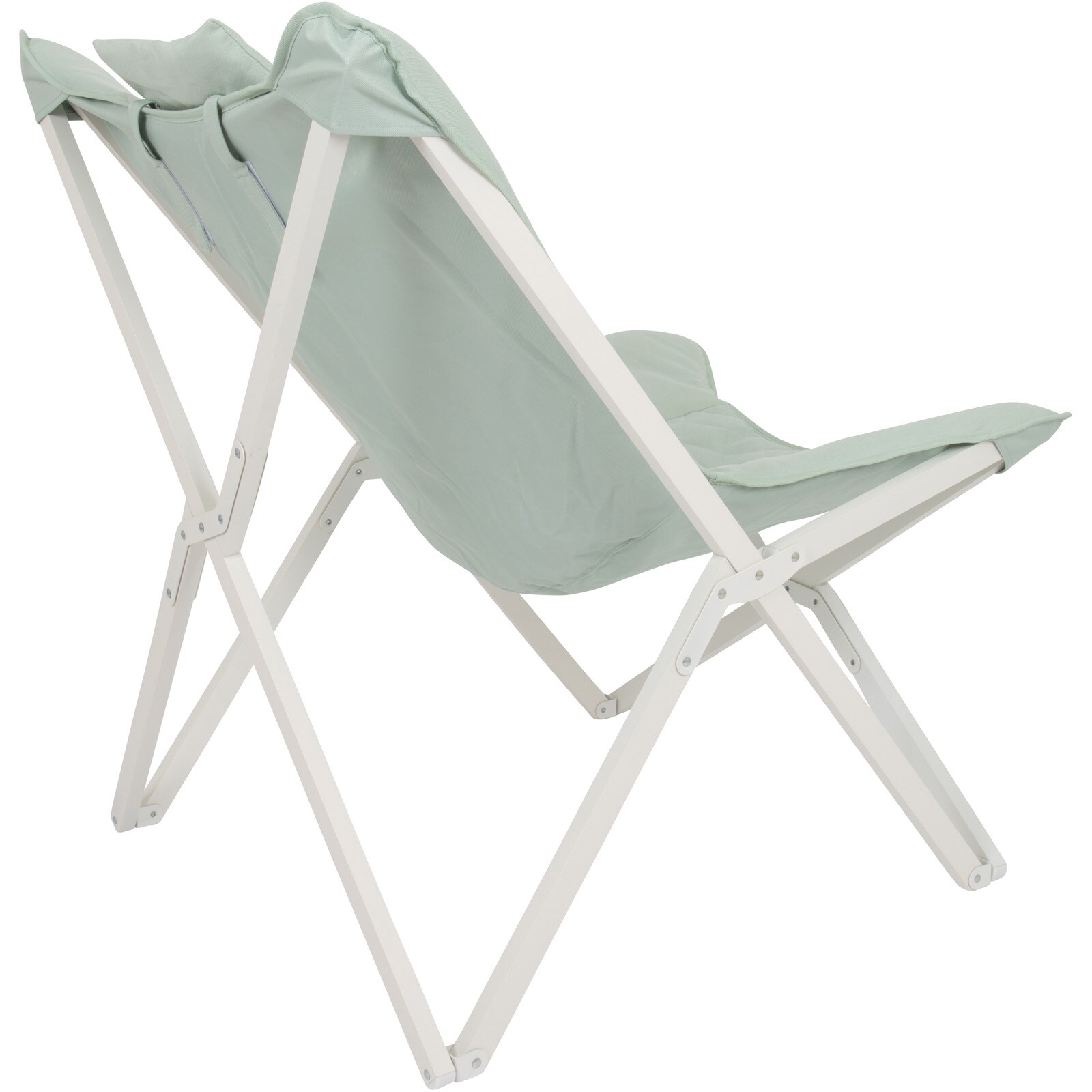 BO-CAMP Schmetterlingsstuhl Campingstuhl Gordes Relax Stuhl Sessel Garten Lounge Farbe: blau