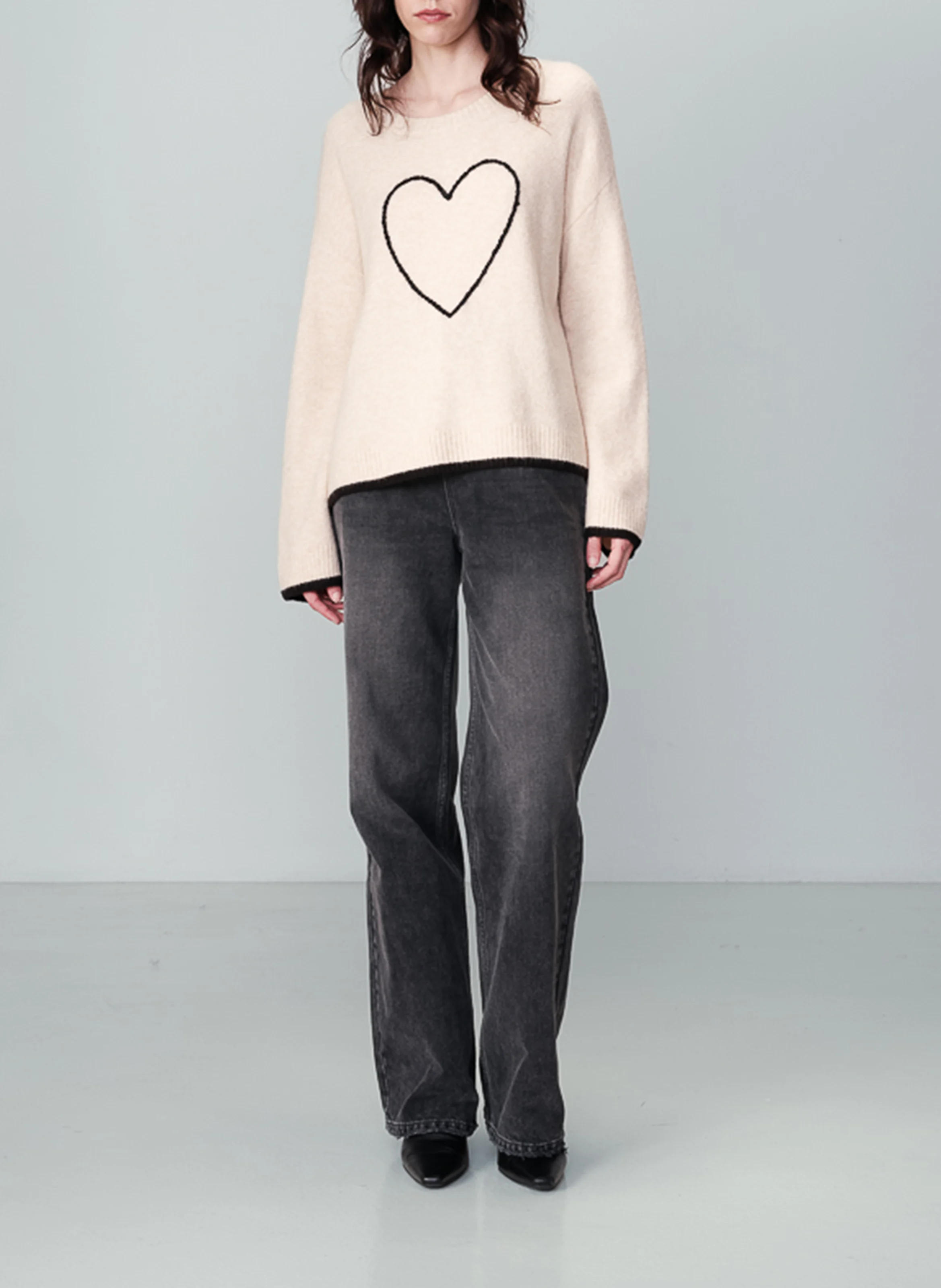 NAMASTE - Pull col rond| Beige