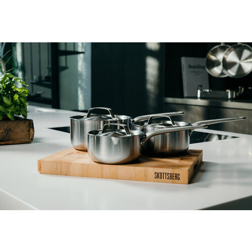 Skottsberg Steelpan met deksel Stainless Steel