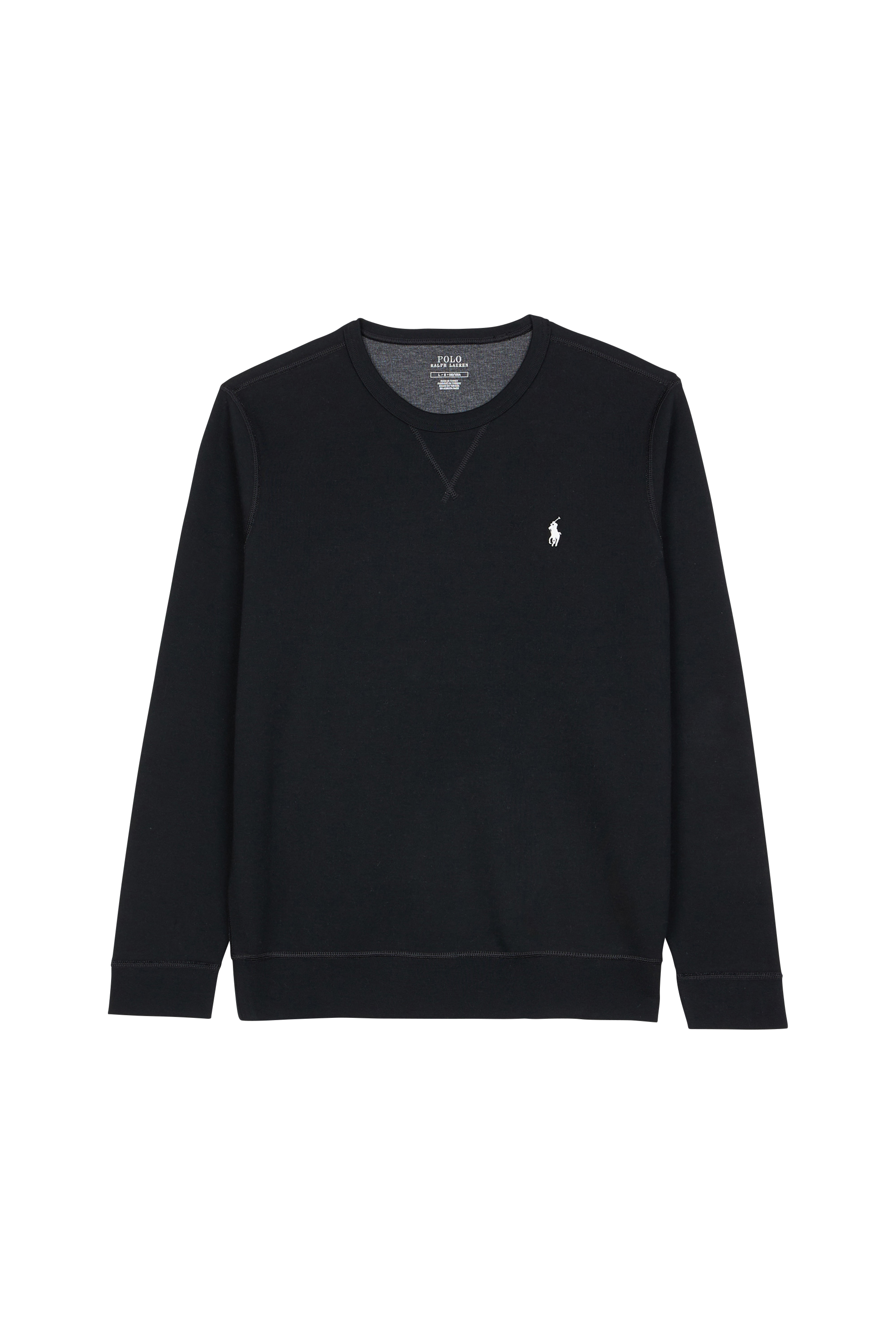 POLO RALPH LAUREN Sweatshirt 30/1 DOUBLE KNT CVC-LSL-KNT Noir