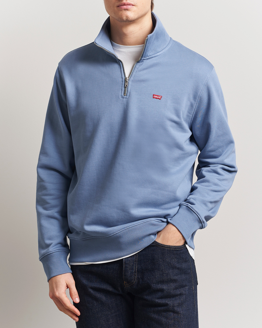 Levi's Original Half Zip Sweater Vintage Indigo