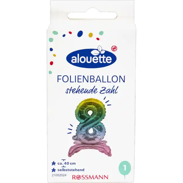 ALOUETTE FOLIENZAHL 8 stehend