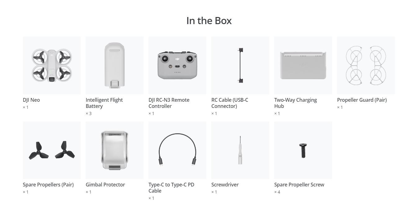 DJI - Neo Fly More Combo - Drone