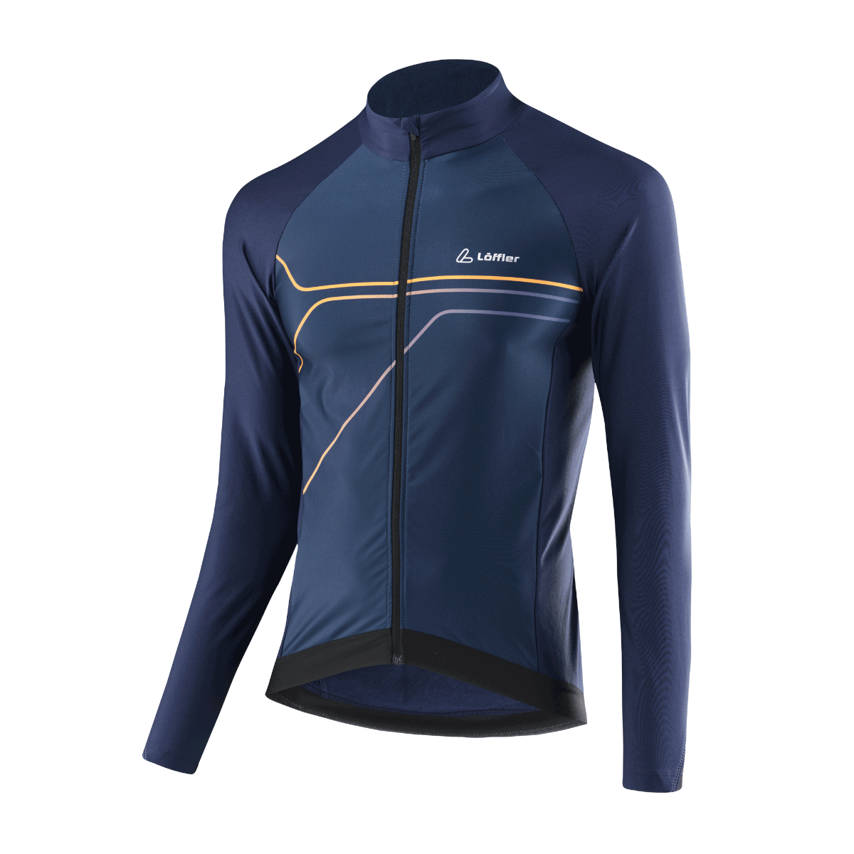Loeffler Conflux donkerblauw heren wielrenshirt