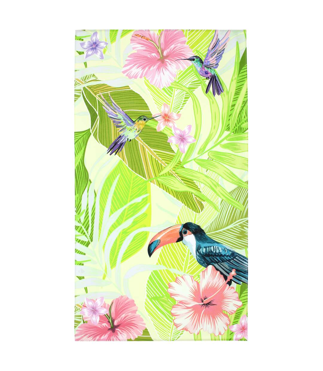 Drap de plage 100x180 cm TOUCAN multicolore