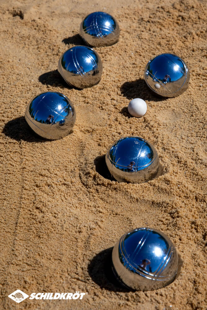 Schildkröt Boule / Boccia / Petanque Set Stahl
