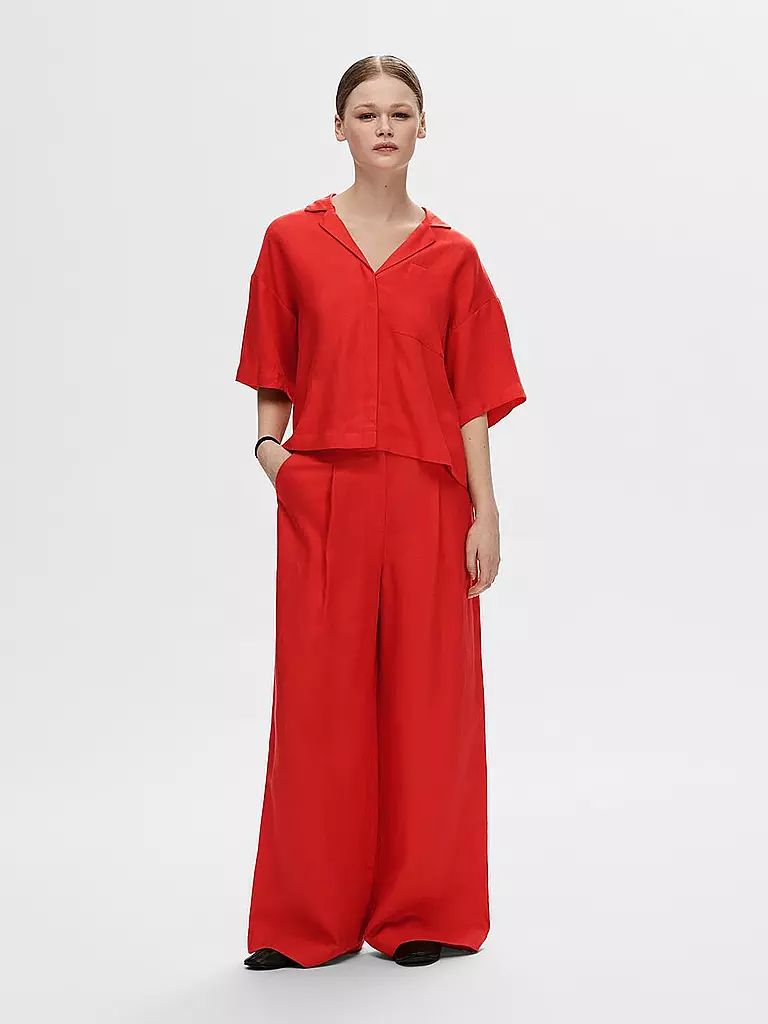 SELECTED FEMME Bluse SLFLYRA rot