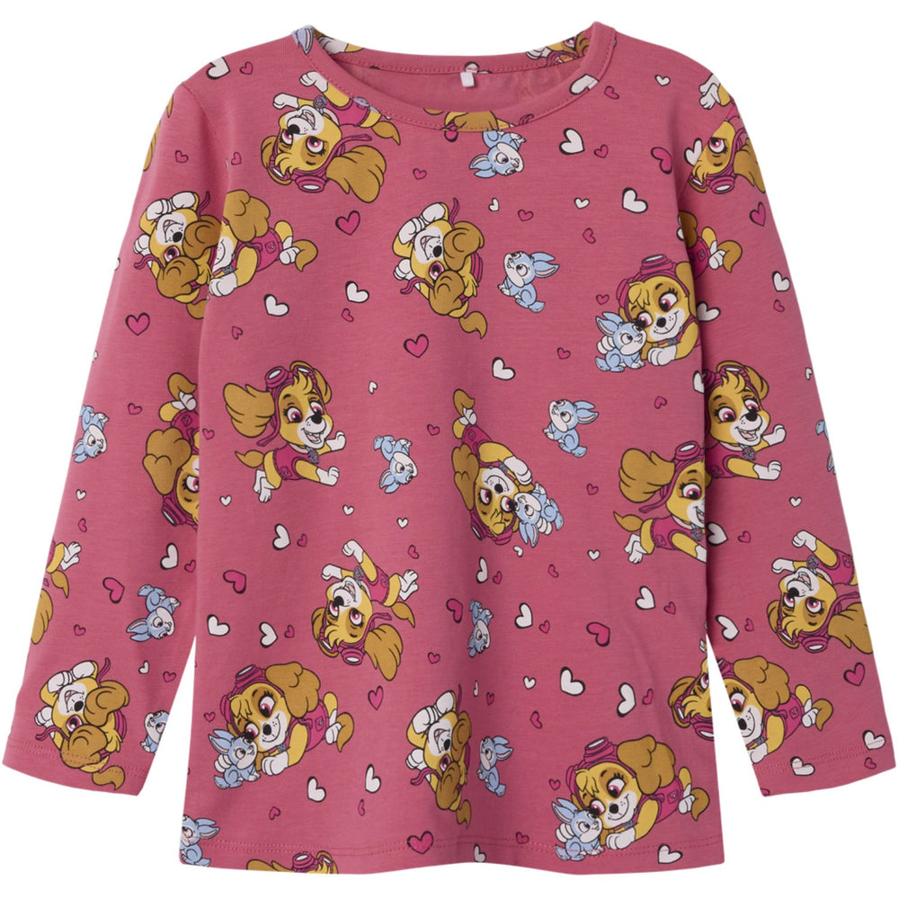 Køb Name It Rapture Rose Nmfjiddi Paw Ls Top Cplg