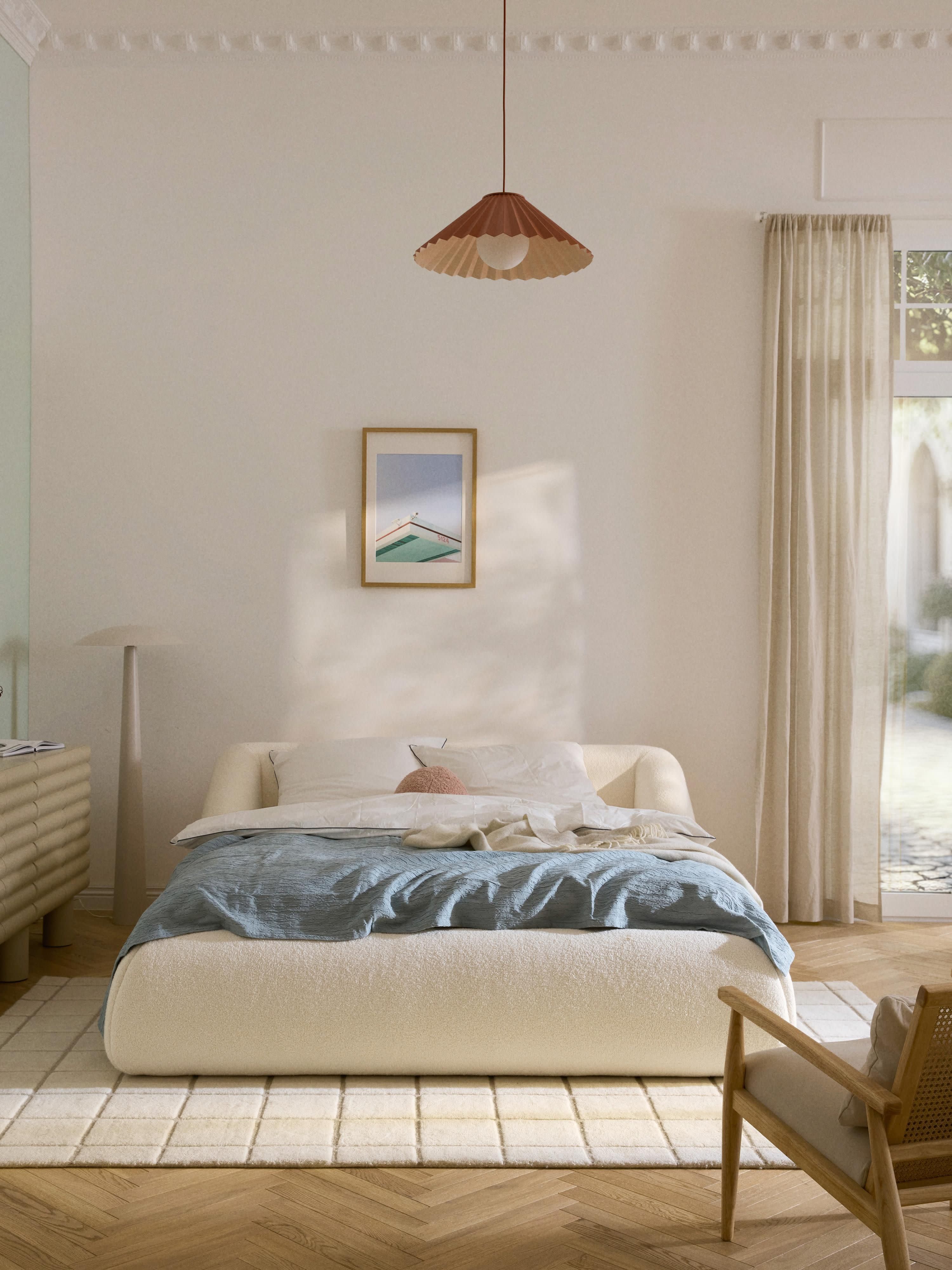 Gestoffeerd teddy bed Sofia