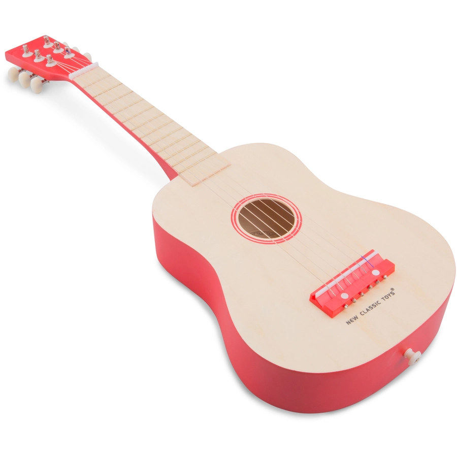 New Classic Toys Gitarre - DeLuxe - NaturRot