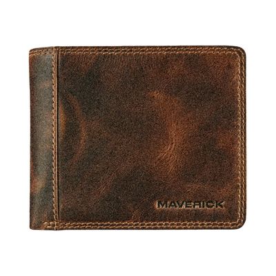 Maverick The Original - Portefeuille RFID avec poche pour la monnaie - cuir