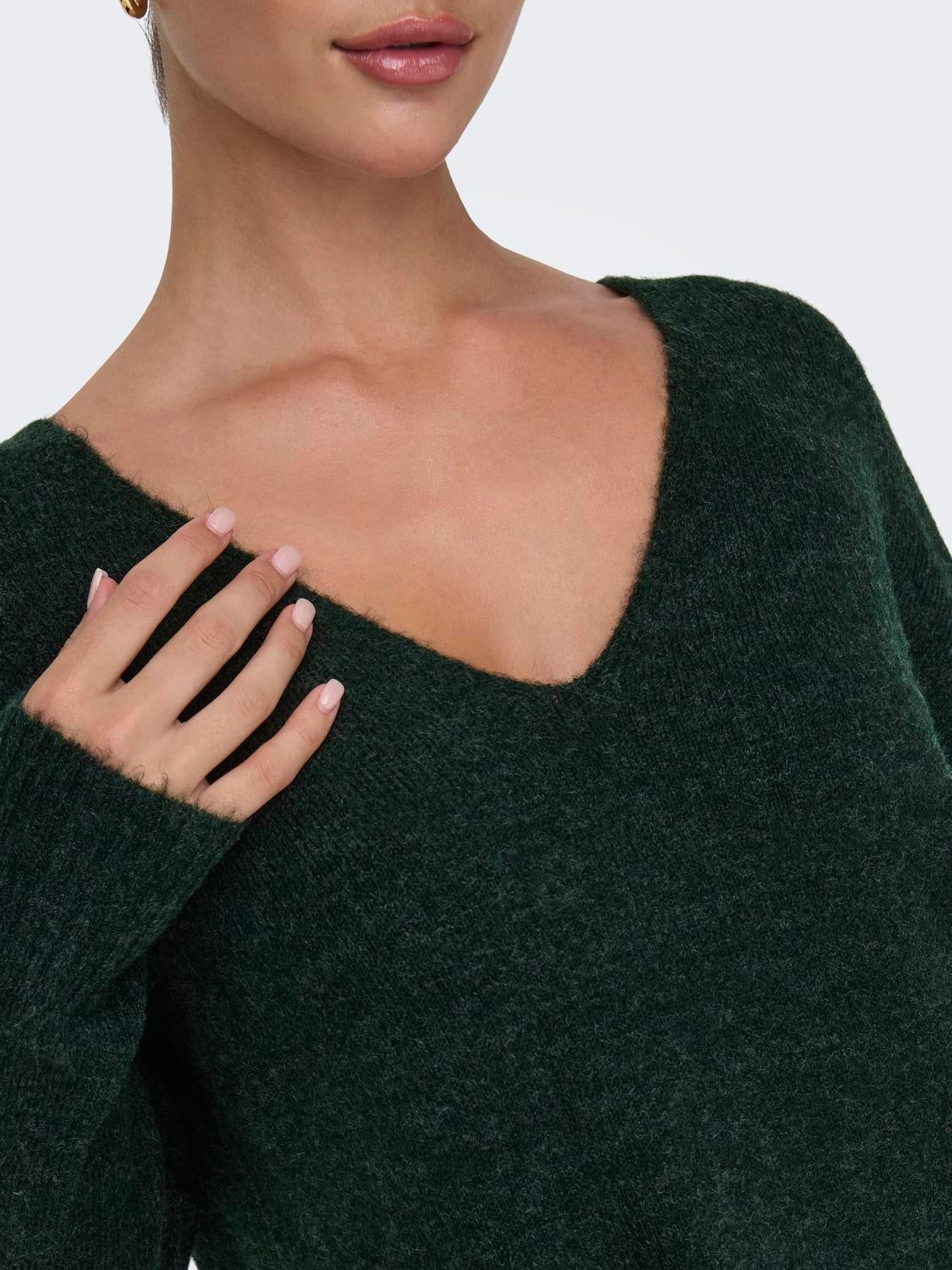 JDYELANORA Strickpullover Scarab