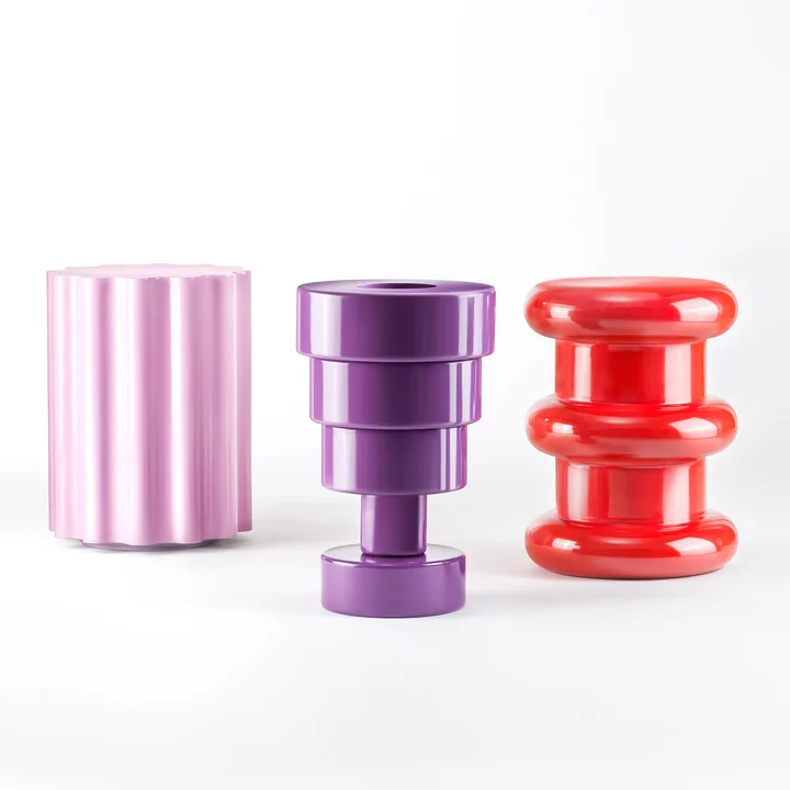Kartell - Colonna Hocker/Beistelltisch, schwarz