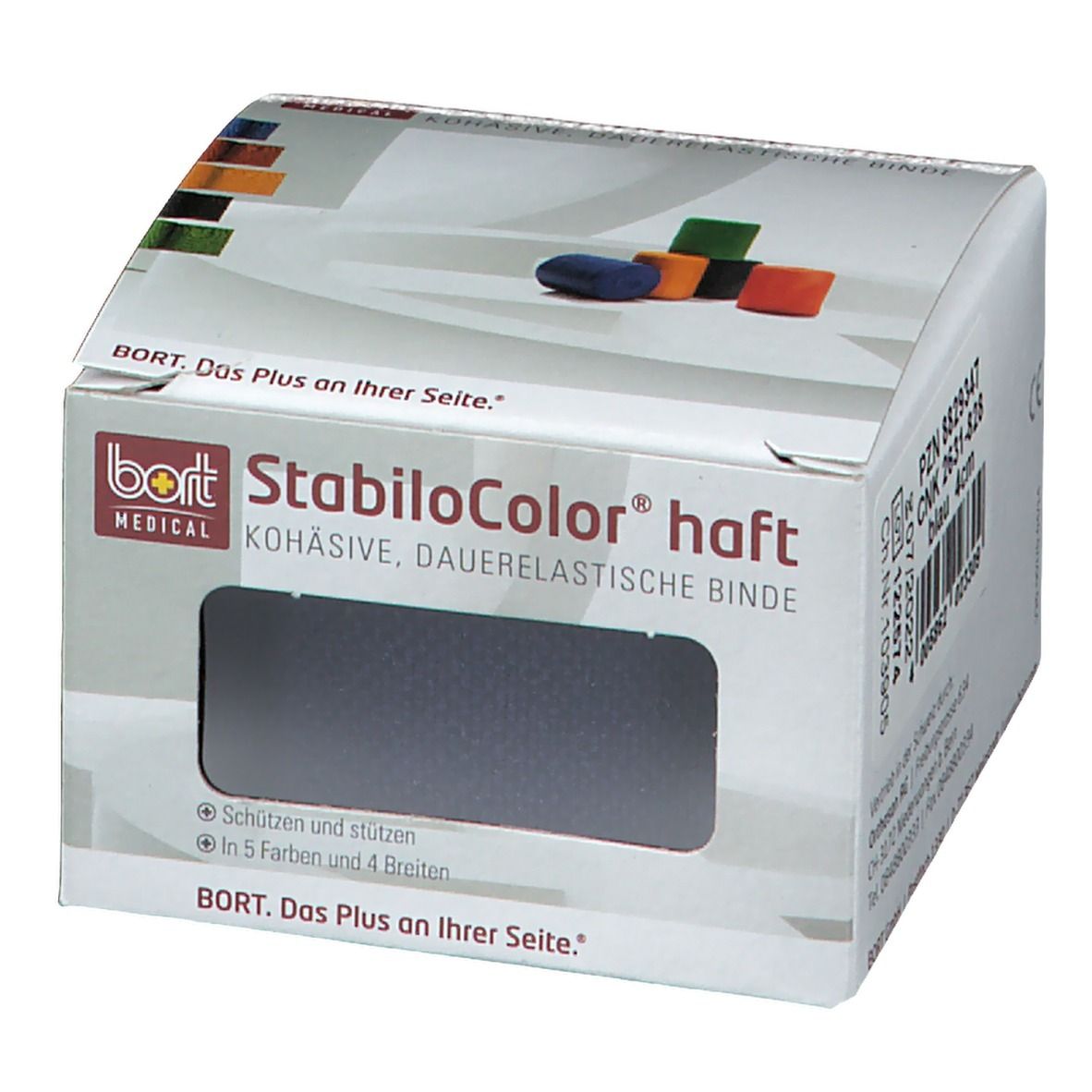 BORT StabiloColor® haft Binde 4 cm blau