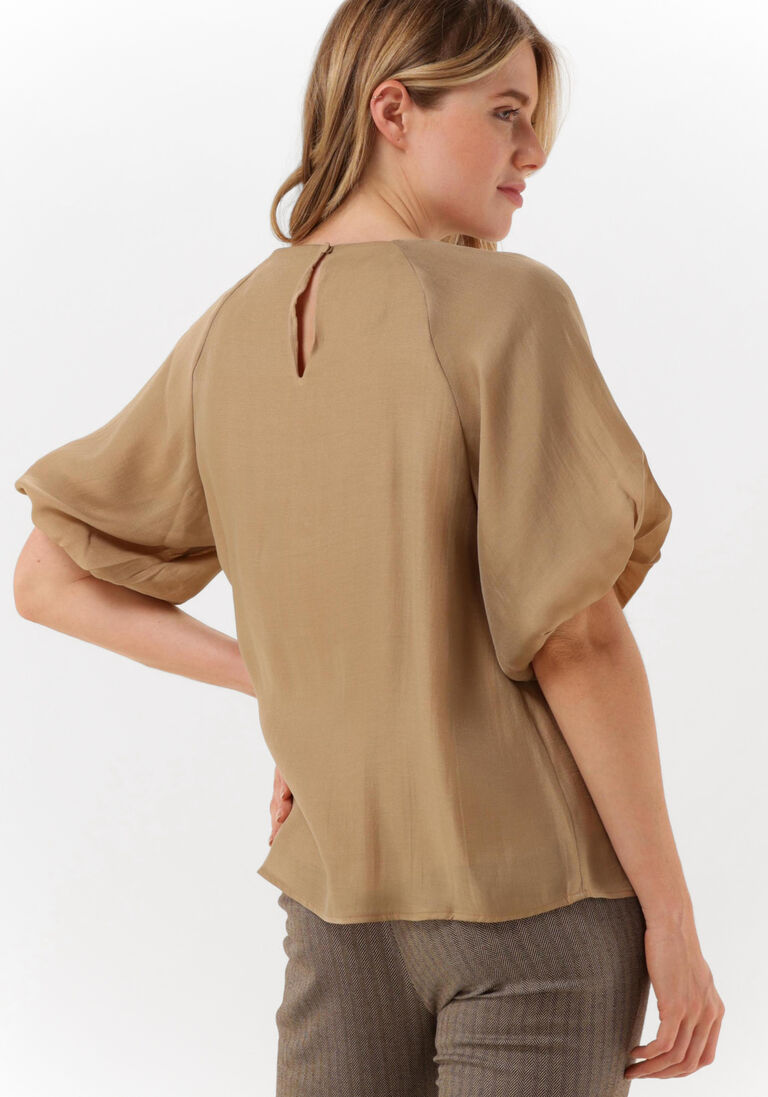 BRUUNS BAZAAR camel bruuns bazaar top zaria dona blouse