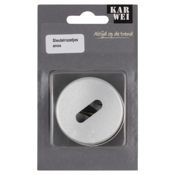 KARWEI sleutel rozet rond aluminium