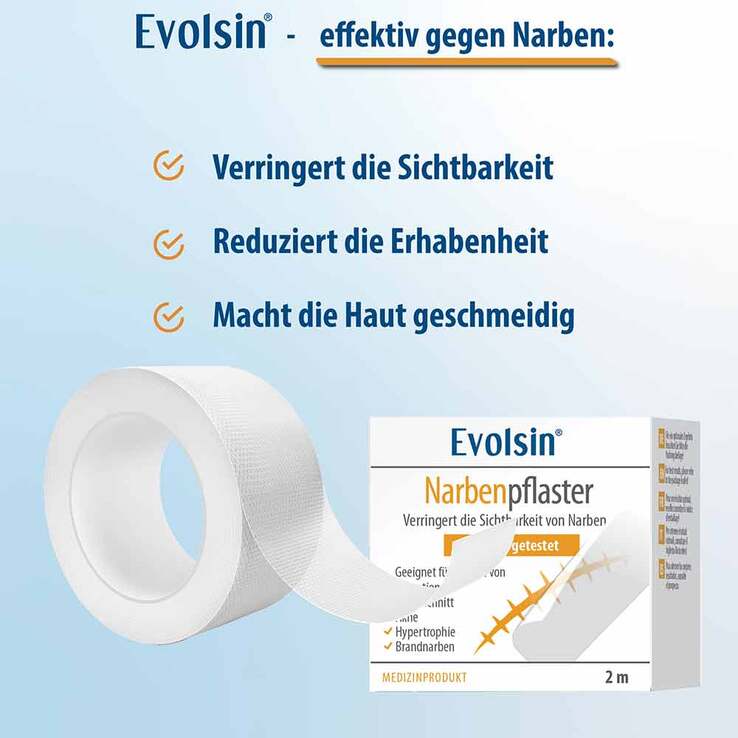 Evolsin Narbenpflaster 2,5cm x 200cm, 1 St