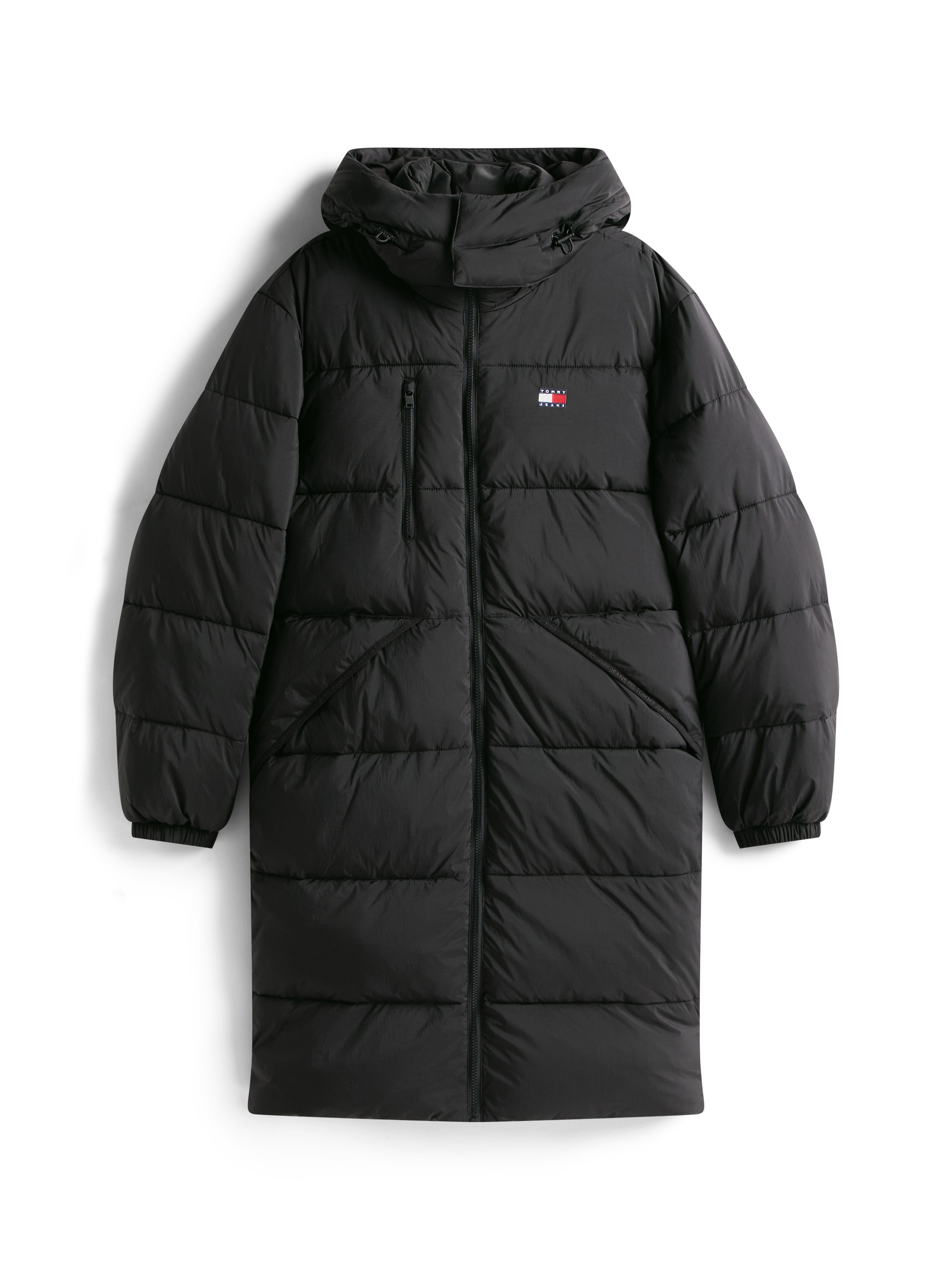Tommy Jeans Steppmantel »VAIL MAXI PARKA«, Regular fit mit abnehmbarer Kapuze
