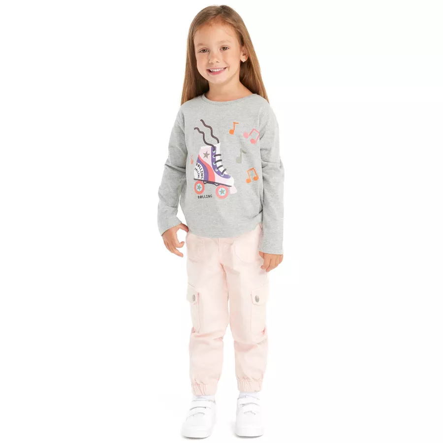 MINOTI Longsleeves Grau Meliert