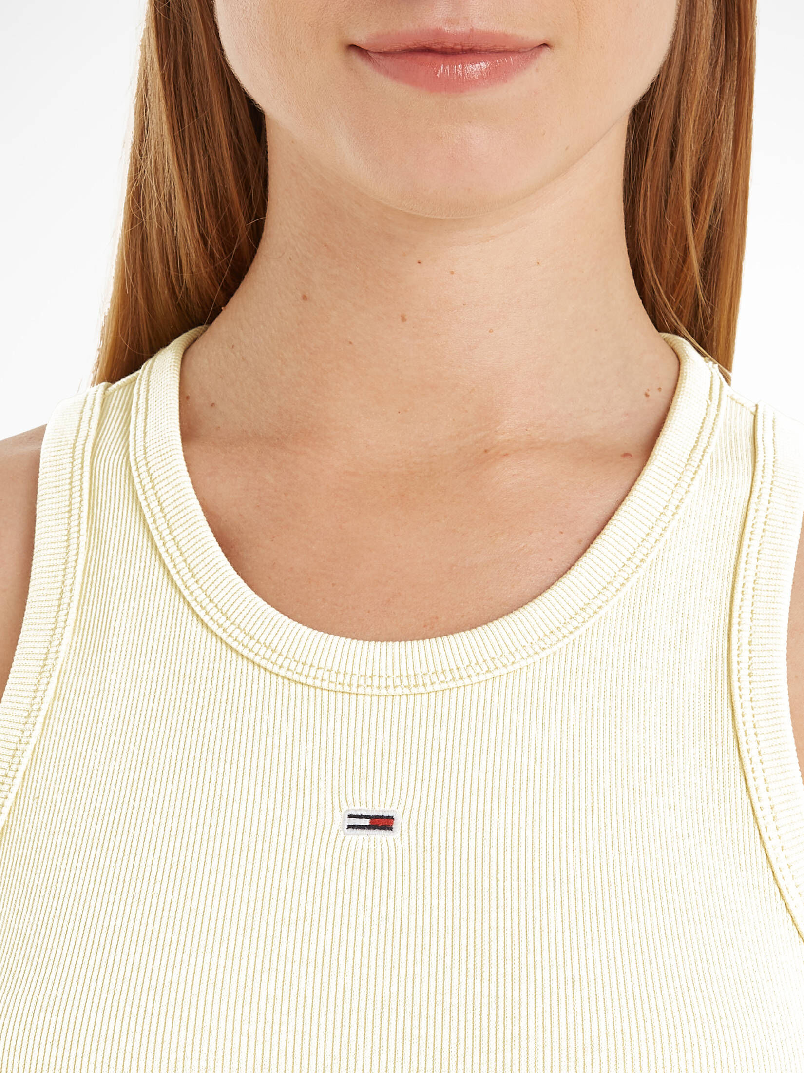 Tommy Jeans| Damen Sommerkleid TJW ESSENTIAL RIB TANK BODYCON ärmellos