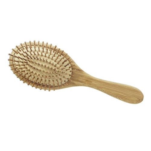 RickiParodi Escova de Bambu Pneumática Oval