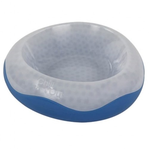 Garrafa de água refrescante para animais de estimação, azul